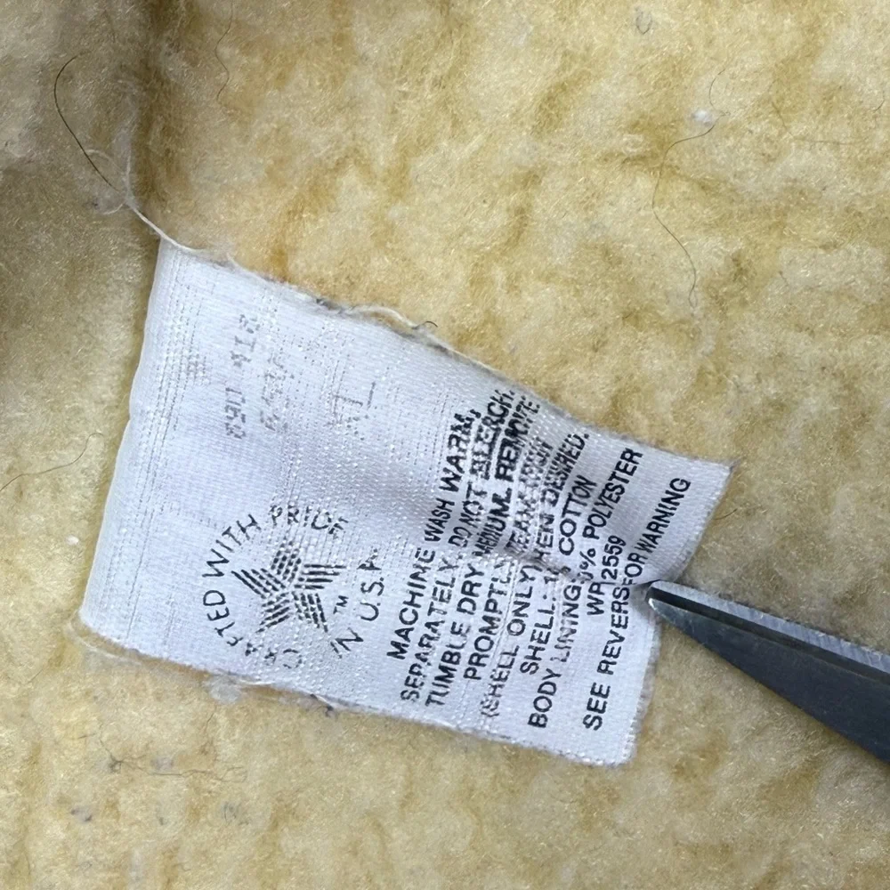 Vintage 90s carhartt Sherpa‎ lined vest
